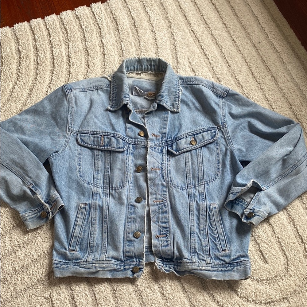 Vintage Today’s News Classic Denim Jacket